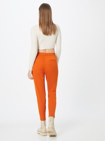 OBJECT Slimfit Bandplooibroek 'Lisa' in Oranje
