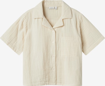 Camicia da donna 'JASMIN' di NAME IT in beige: frontale