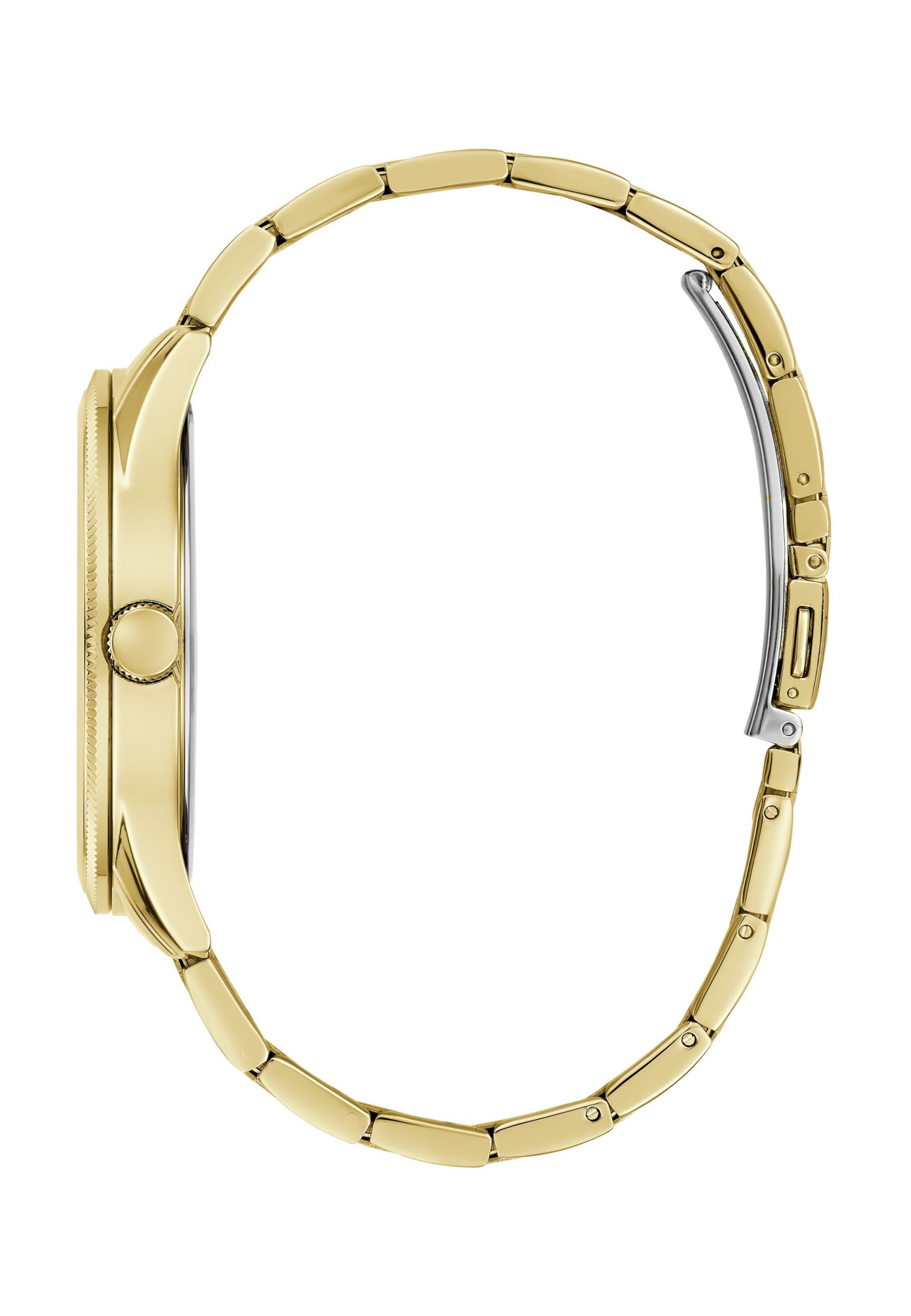 GUESS Analoog horloge 'Dex' in Goud