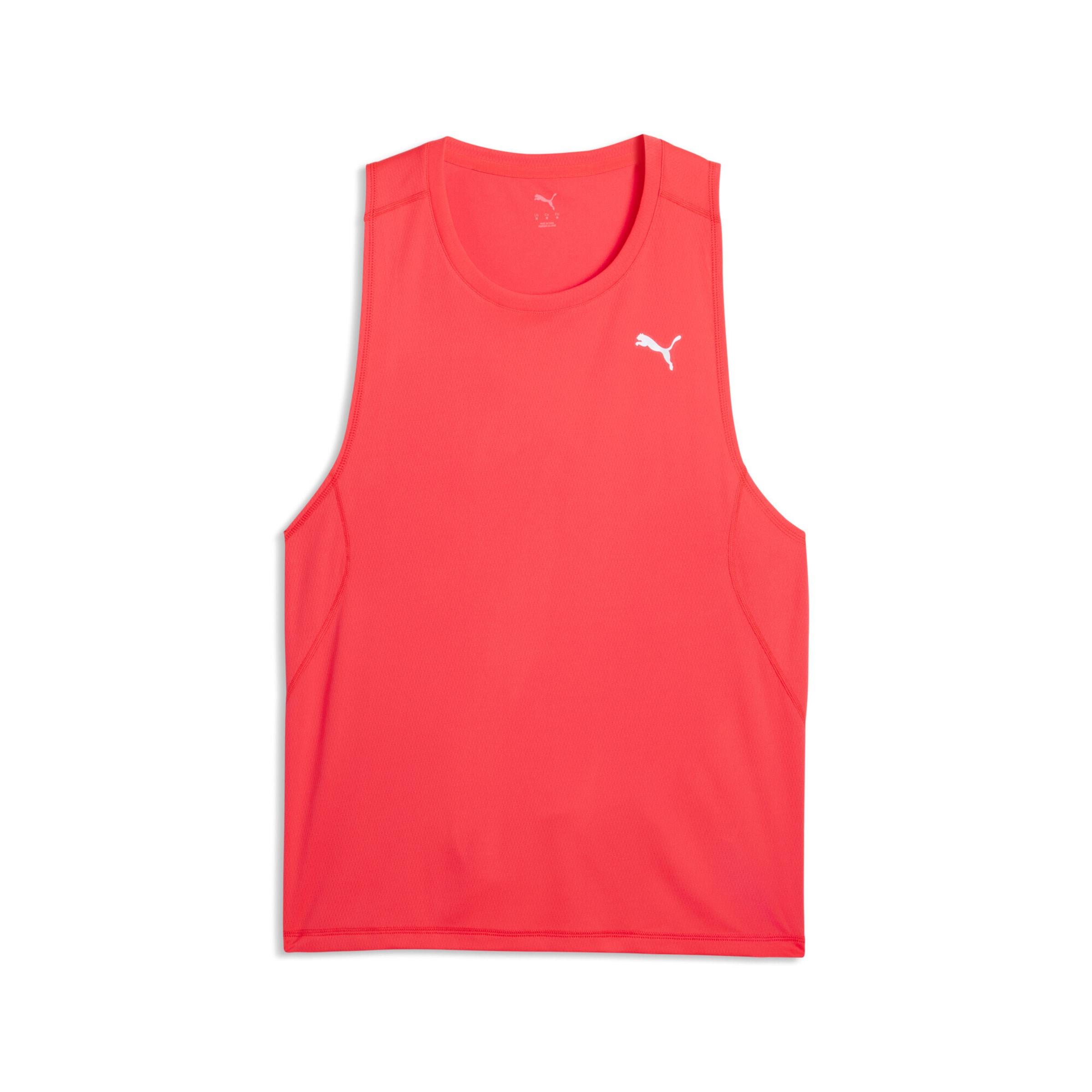 PUMA Funktionsshirt in S in feuerrot / weiß, Produktansicht