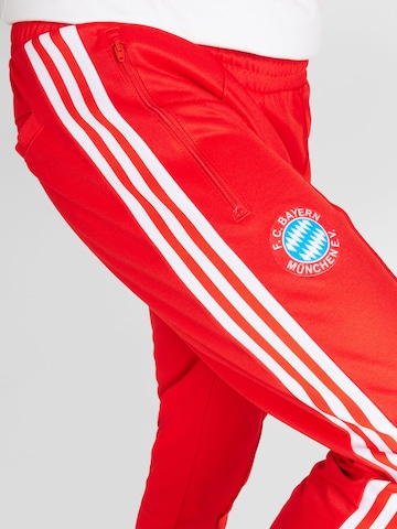 FC BAYERN MÜNCHEN Regular Workout Pants in Red