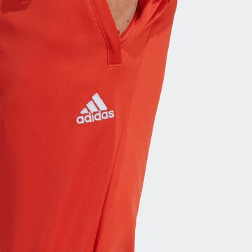 ADIDAS SPORTSWEAR Slim fit Workout Pants 'Tiro' in Red