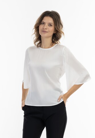 usha BLACK LABEL - Blusa en blanco: frente