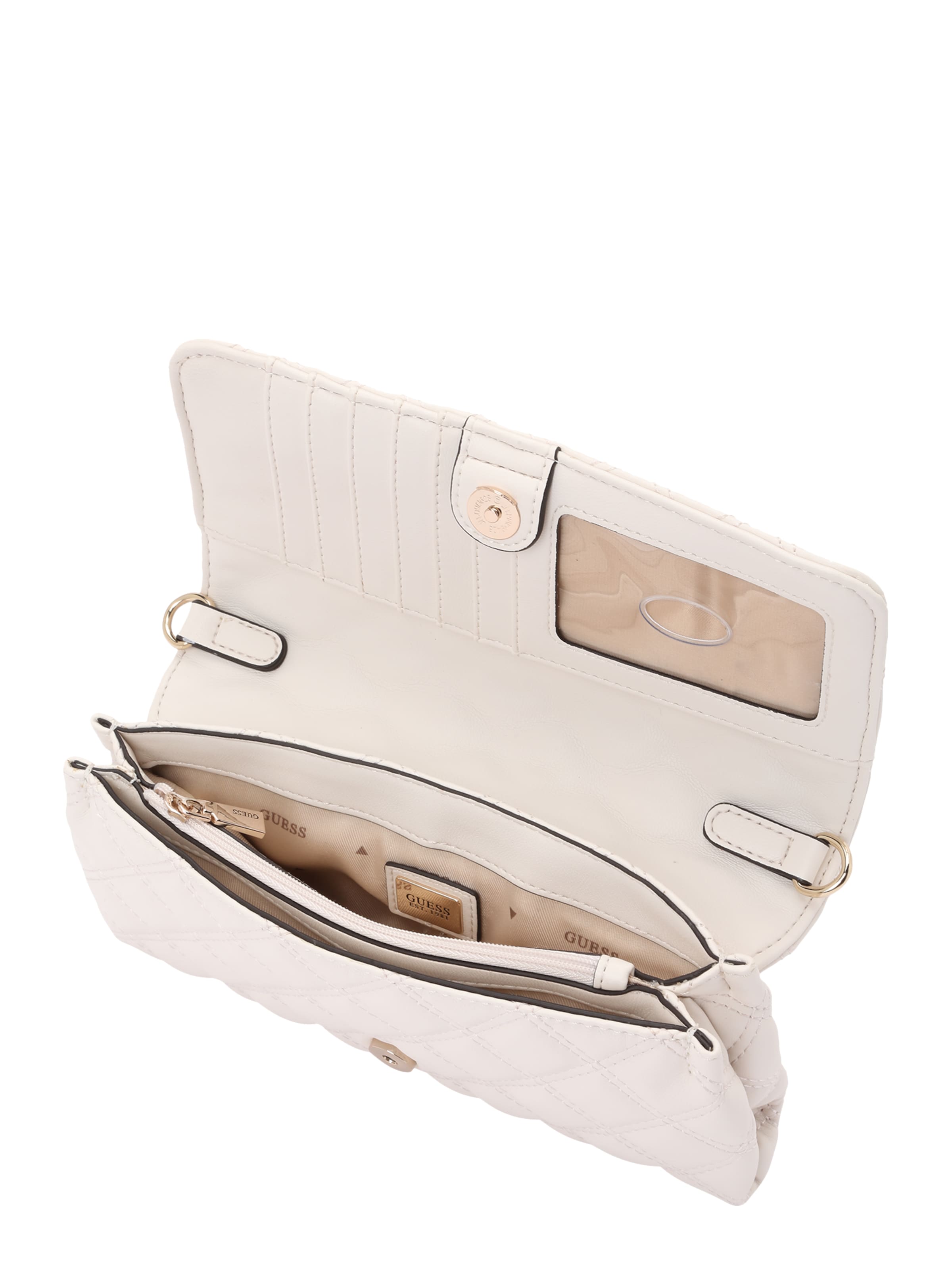 Sac à bandoulière 'GIULLY II XBODY FLAP ORGANIZER' GUESS en blanc