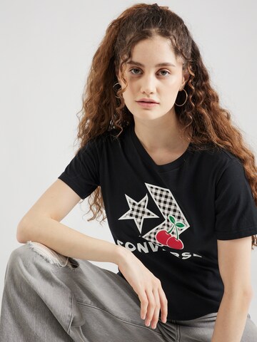 CONVERSE Sweatshirt 'CHERRY STAR' in Black