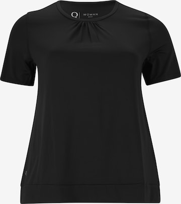 Q by Endurance Performance Shirt 'Hella' in Black: front