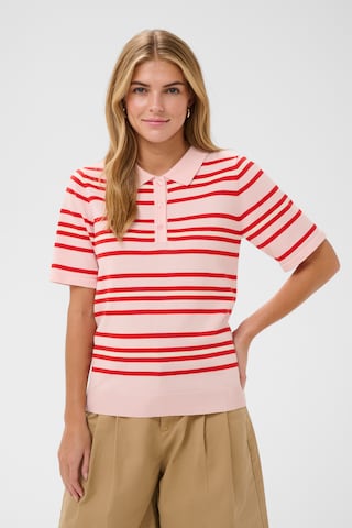 Pull-over 'SZPila' SAINT TROPEZ en rouge : devant