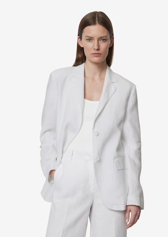 Blazer Marc O'Polo en blanc : devant