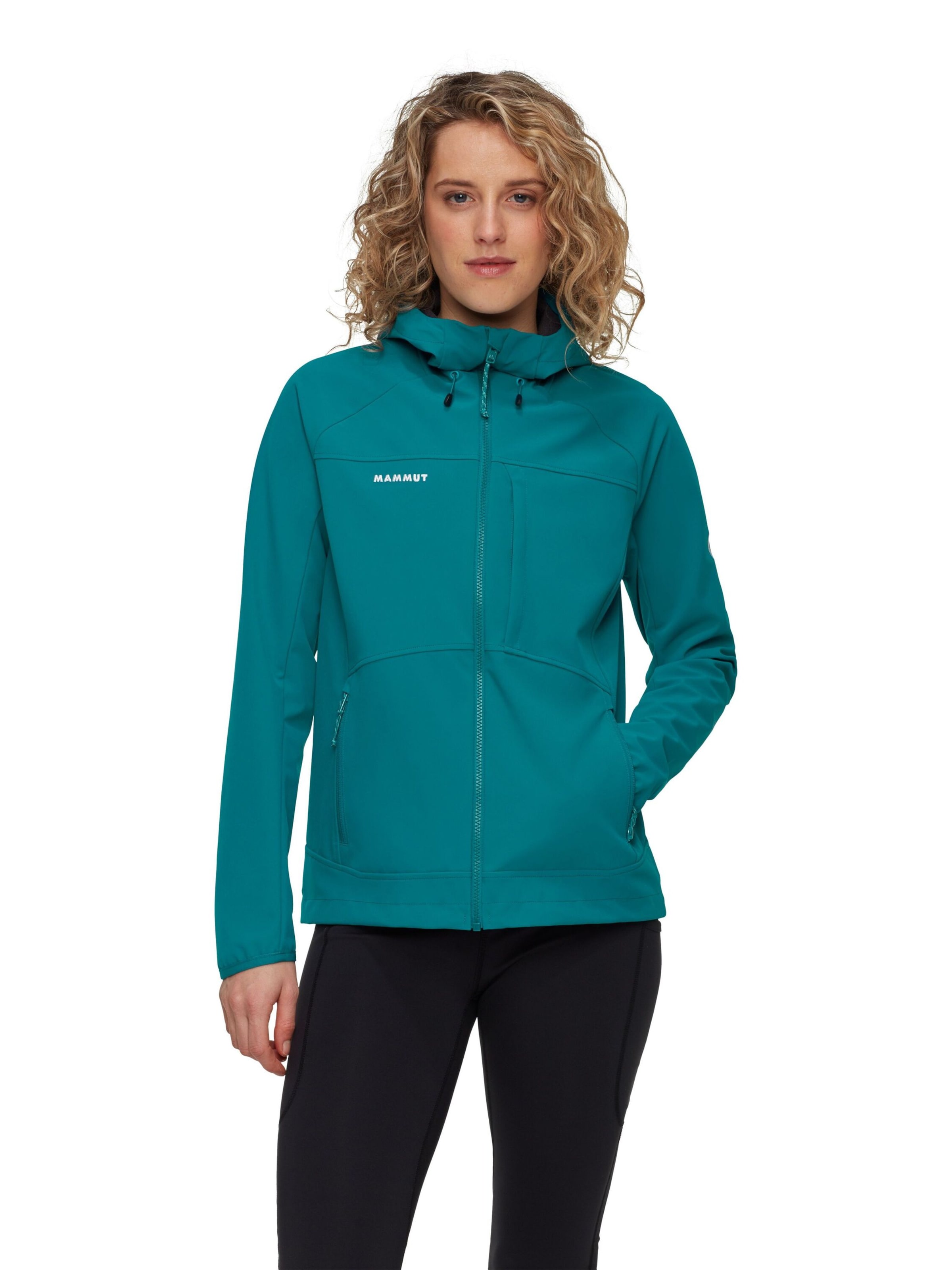 MAMMUT Outdoor Jacket in Blue: front