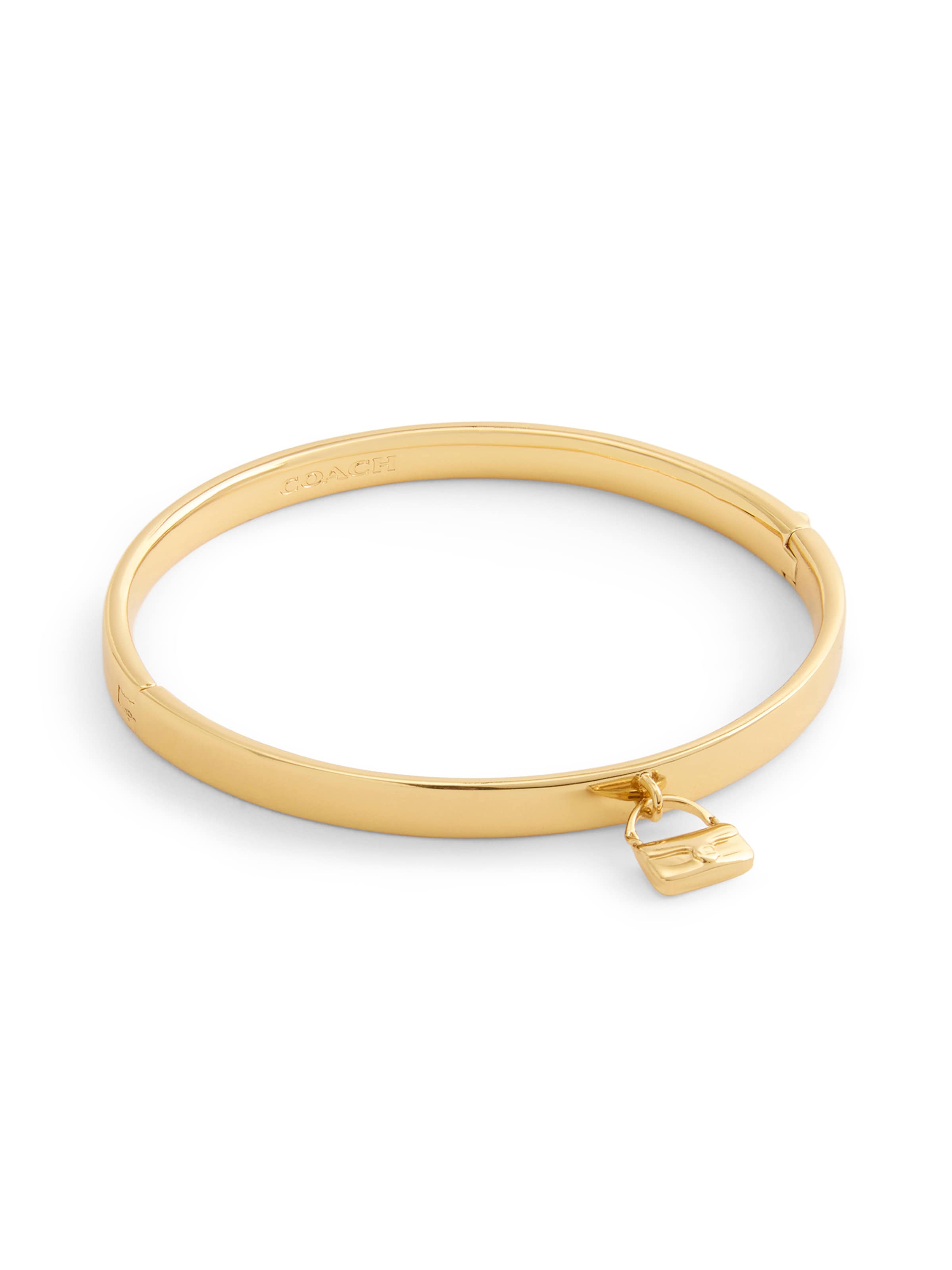 Bracelet COACH en or : devant