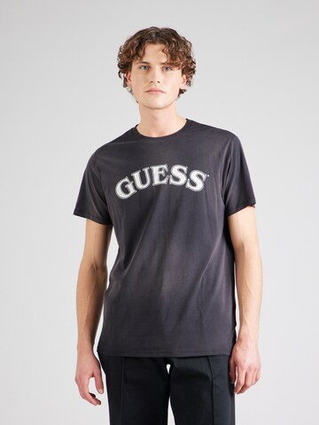 GUESS T-Shirt in Schwarz: Vorderseite
