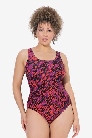 Ulla Popken Bustier Uimapuku 'Alice' värissä punainen: etupuoli