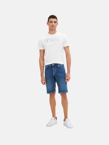 TOM TAILOR Slimfit Shorts 'Josh' in Blau