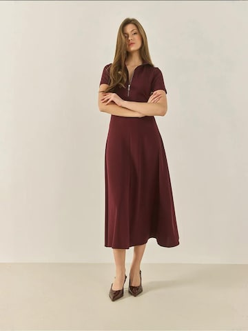 Bianco Lucci Jurk in Rood