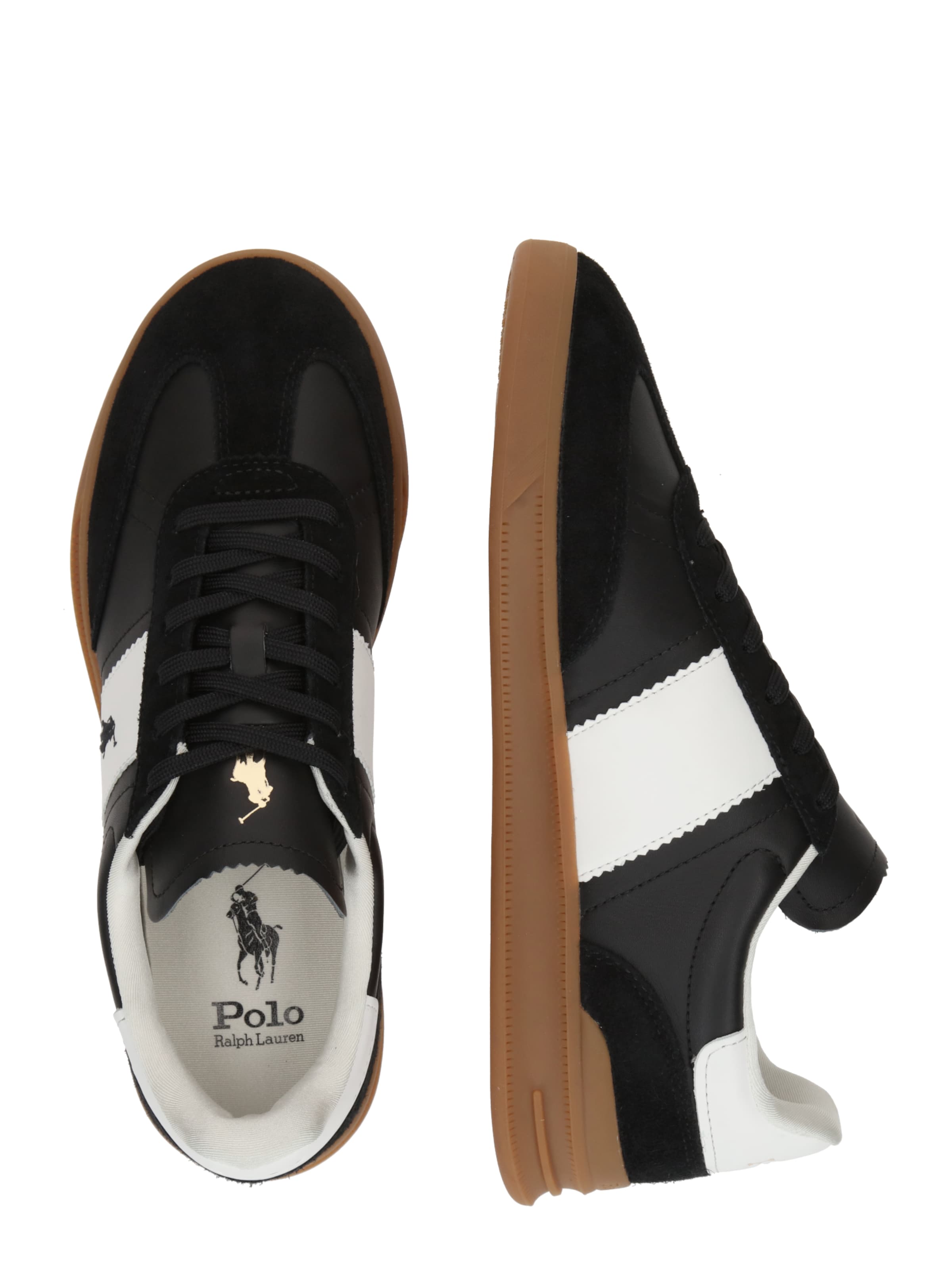 Sneaker low 'HRT AERA' de la Polo Ralph Lauren pe negru