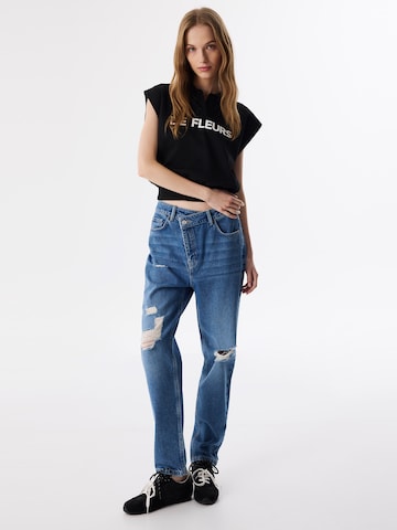 Twist Sweatshirt in Zwart
