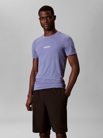 Calvin Klein Sport Functioneel shirt in Lila: voorkant