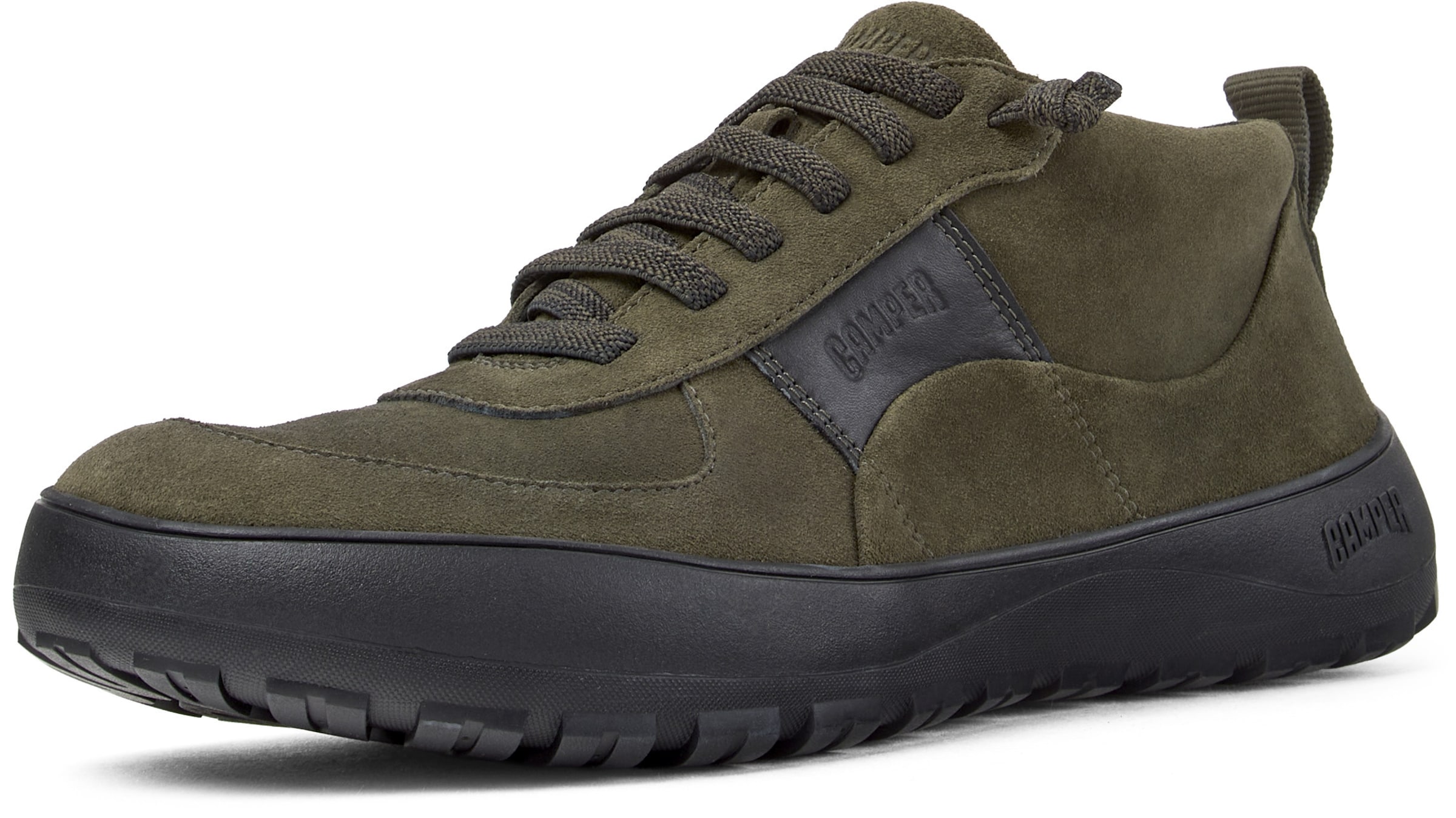 CAMPER - Zapatillas deportivas bajas ' Peu Serra ' en verde: frente
