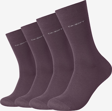 camano Socks 'ca-soft' in Purple: front