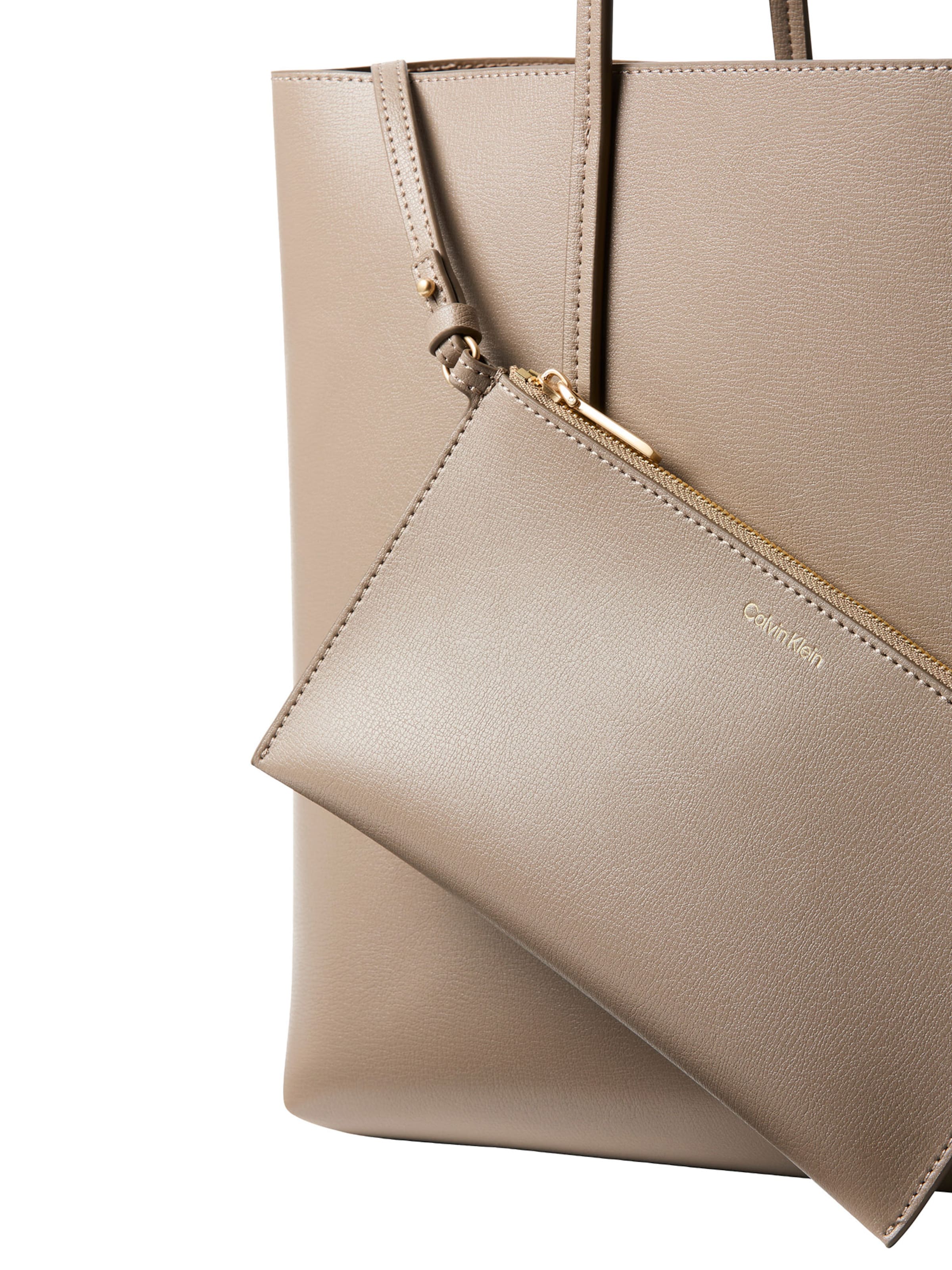 Cabas Calvin Klein en marron