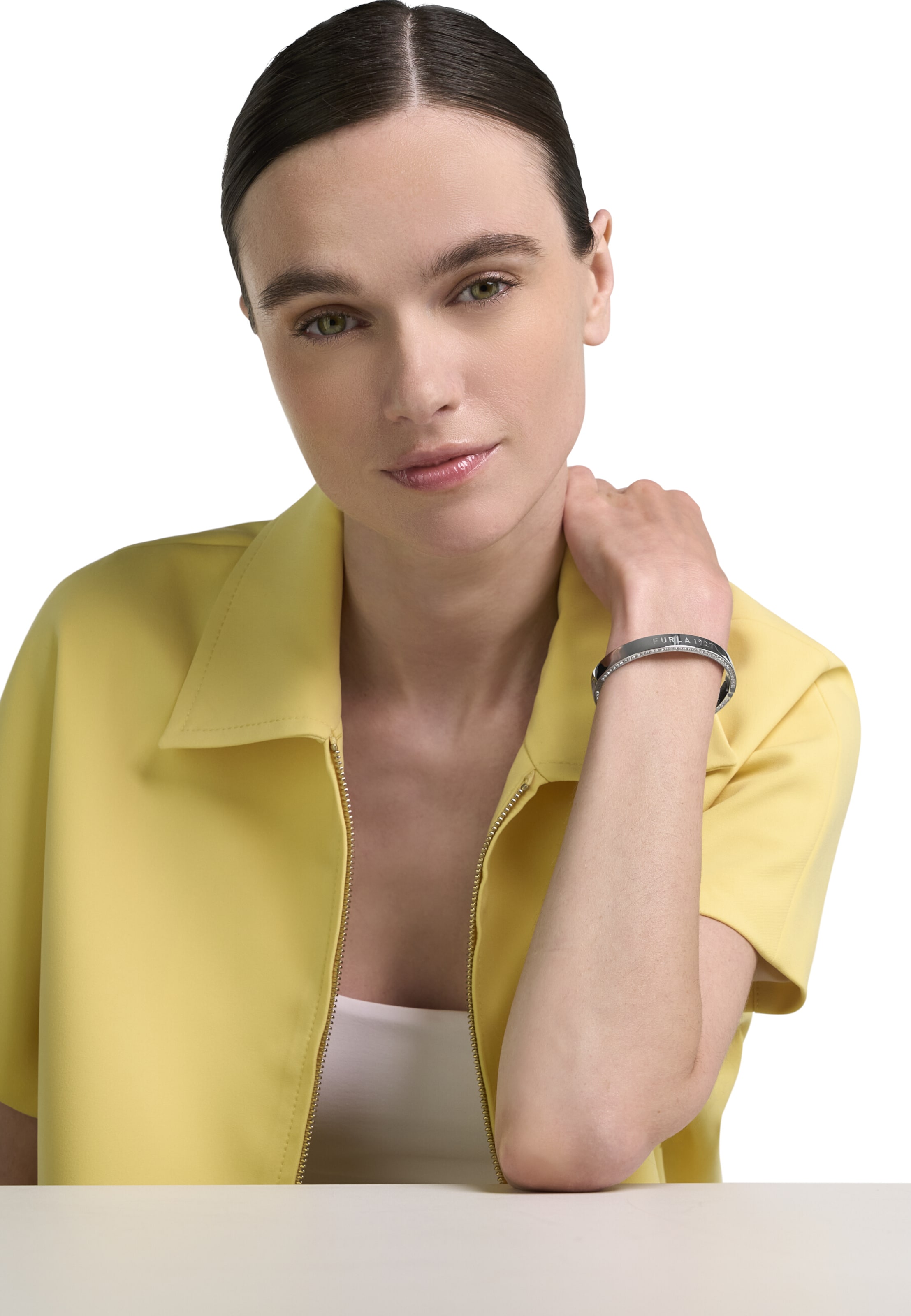 Furla Jewellery Armband 'Banglel' in Silber: Vorderseite