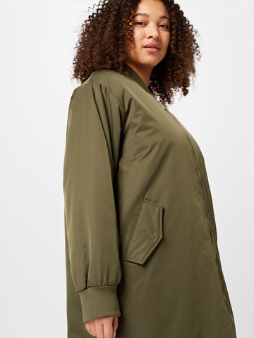 ABOUT YOU Curvy Between-Season Jacket 'Meike' in Green