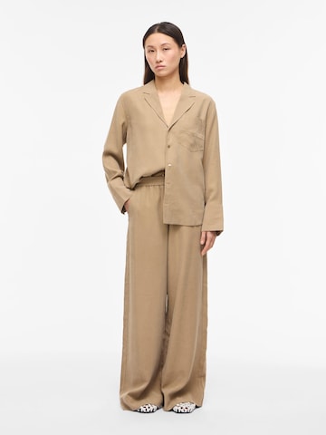 ROUGE EDIT Wide Leg Bukser i brun