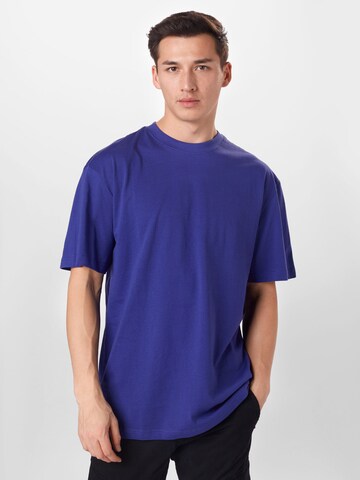 Urban Classics Shirt in Blauw: voorkant