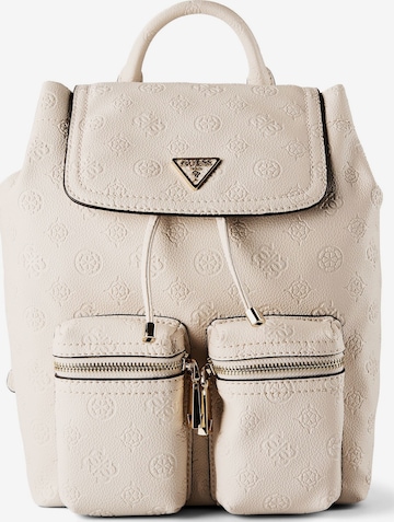 Sac à dos 'Manhattan II' GUESS en beige : devant