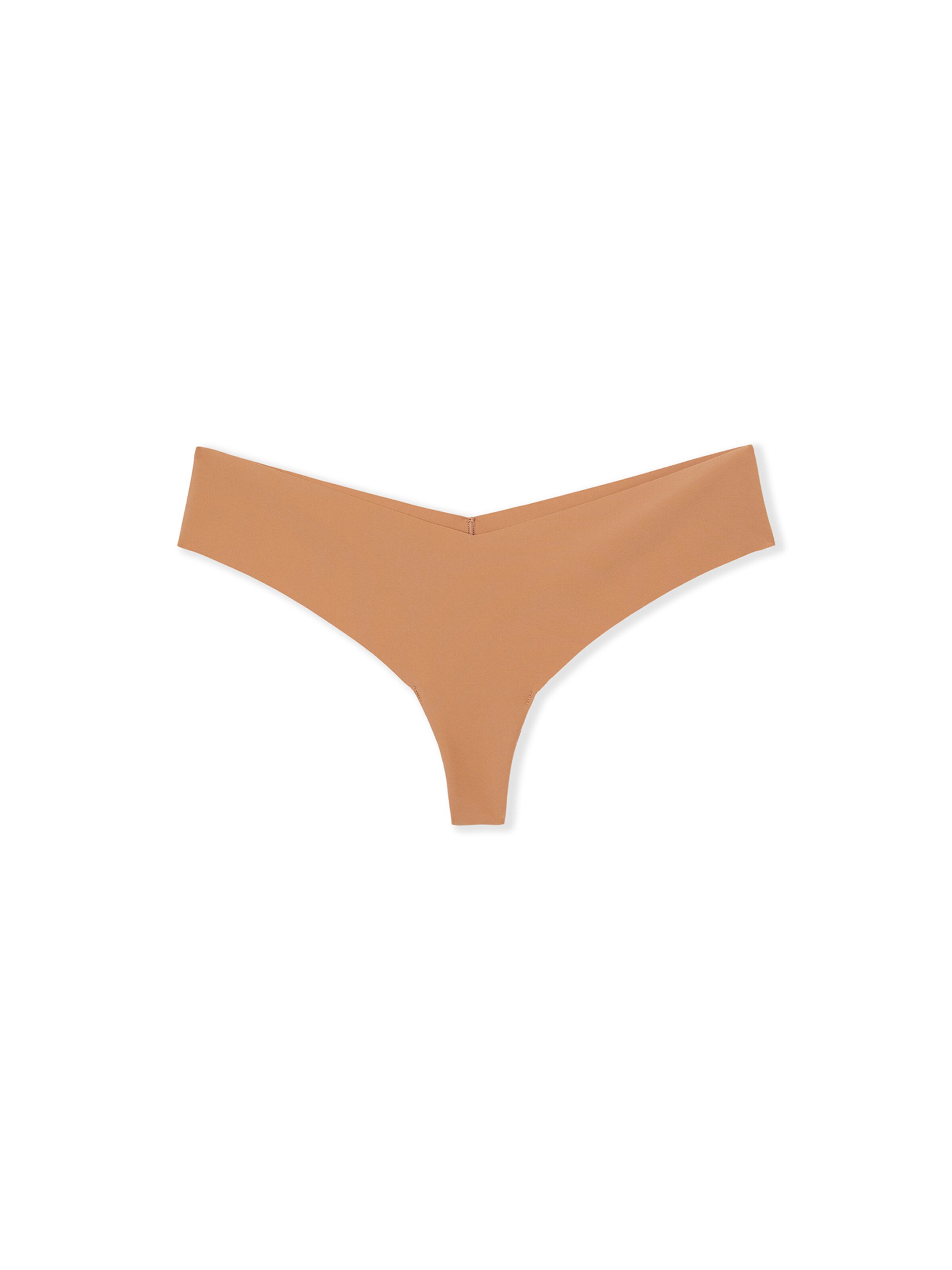 ETAM Thong 'PURE INVISIBLE' in Brown: front