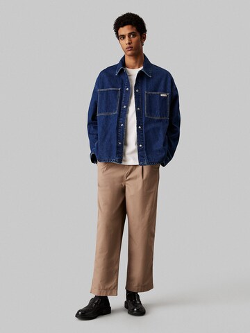 Calvin Klein Jeans Loosefit Hose in Braun