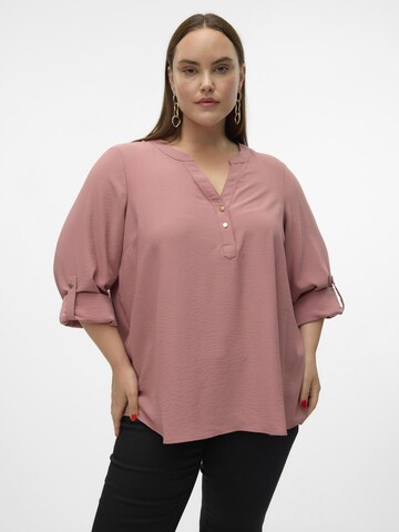Vero Moda Curve Blouse 'CANI ' in Roze: voorkant
