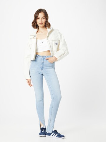 Skinny Jeans de la Calvin Klein Jeans pe albastru