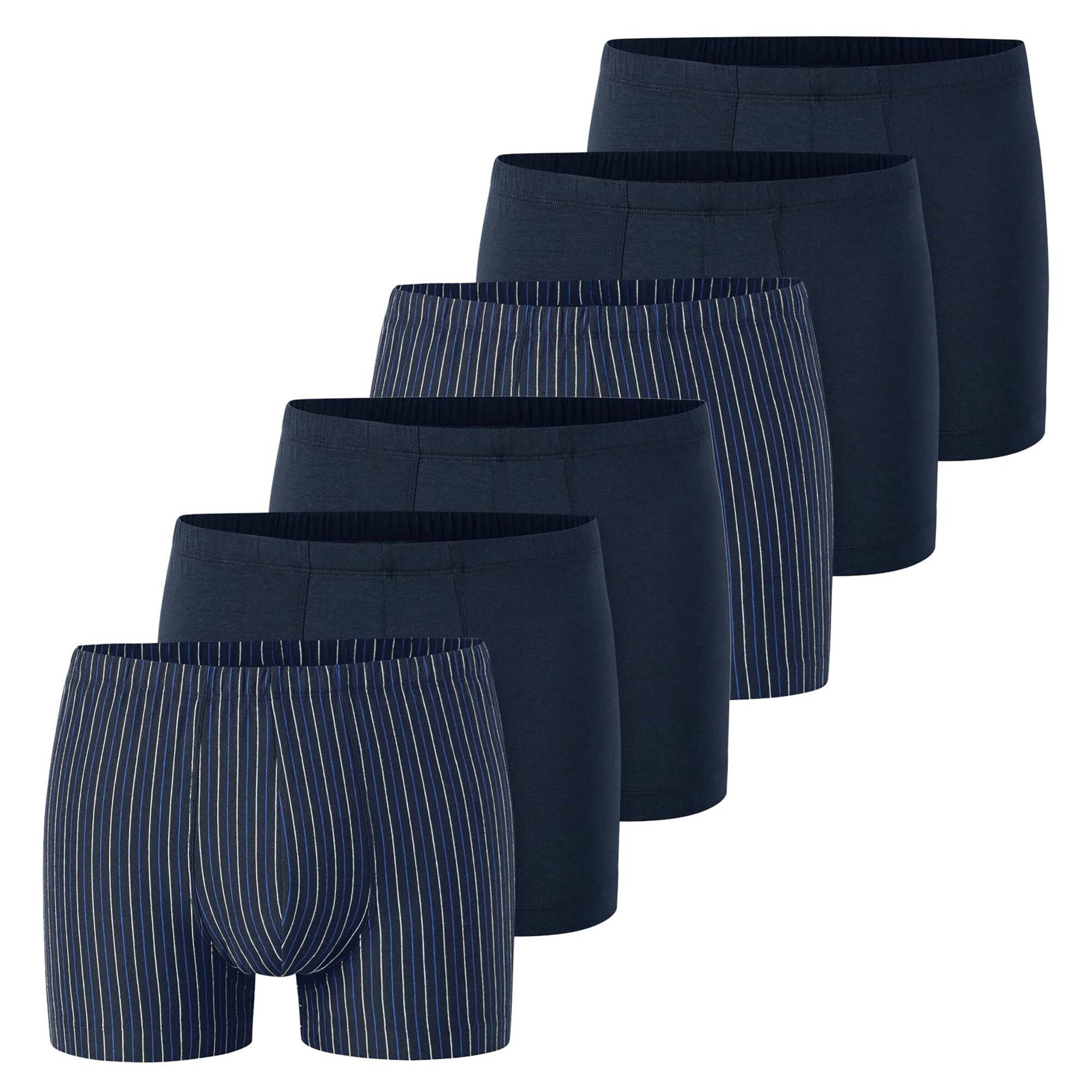 SCHIESSER Boxershorts in 4XL in navy / weiß, Produktansicht