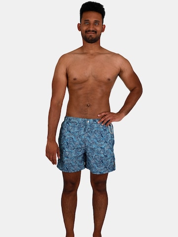 wavebreaker Badeshorts in Blau: Vorderseite