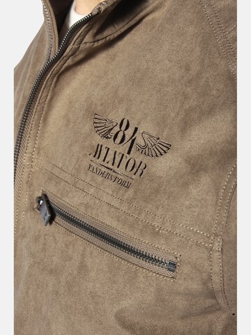 Jan Vanderstorm Jacke 'Tormar' in Braun