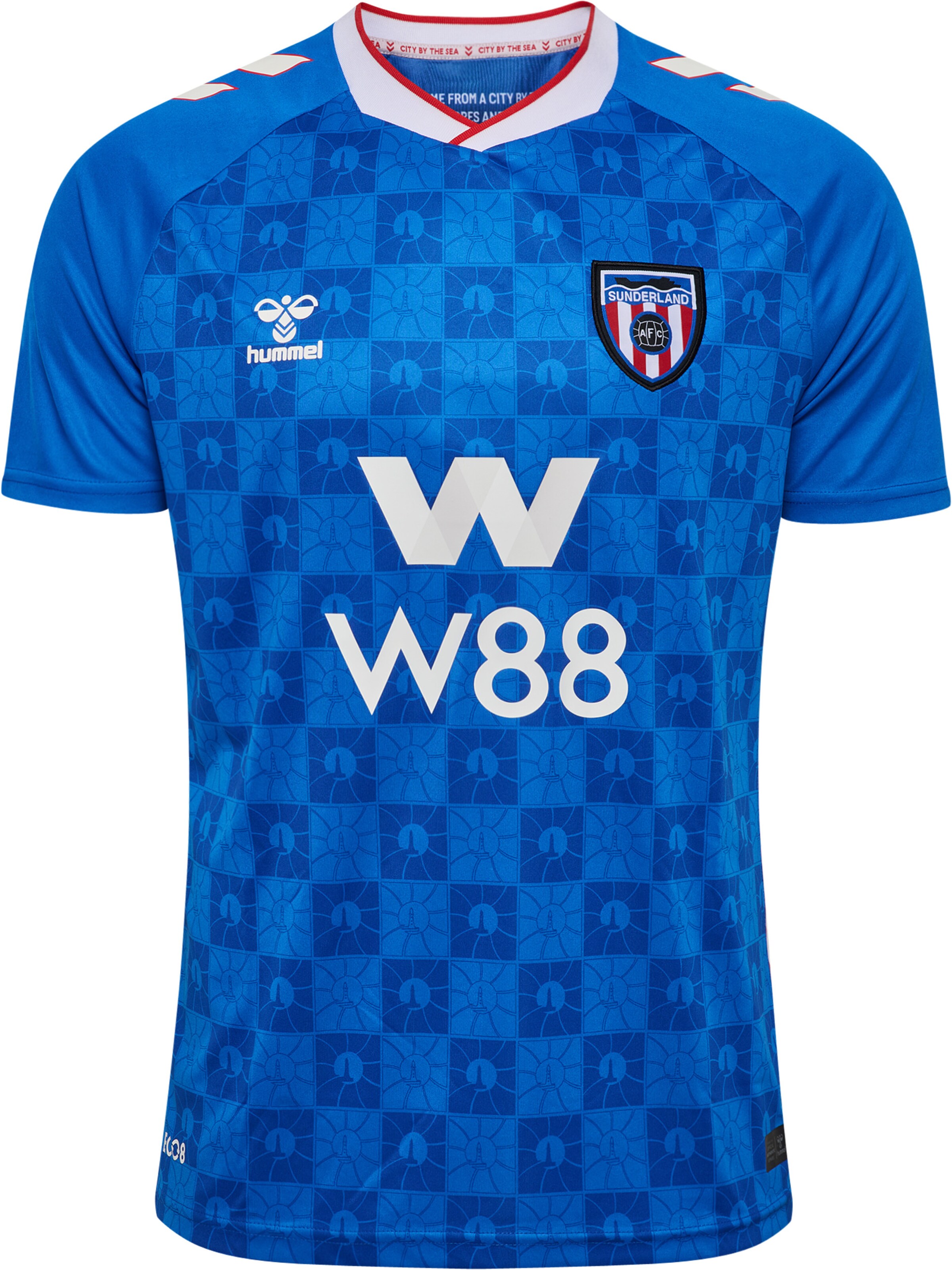 Hummel Trikot 'Sunderland' in blau / himmelblau / weiß, Produktansicht