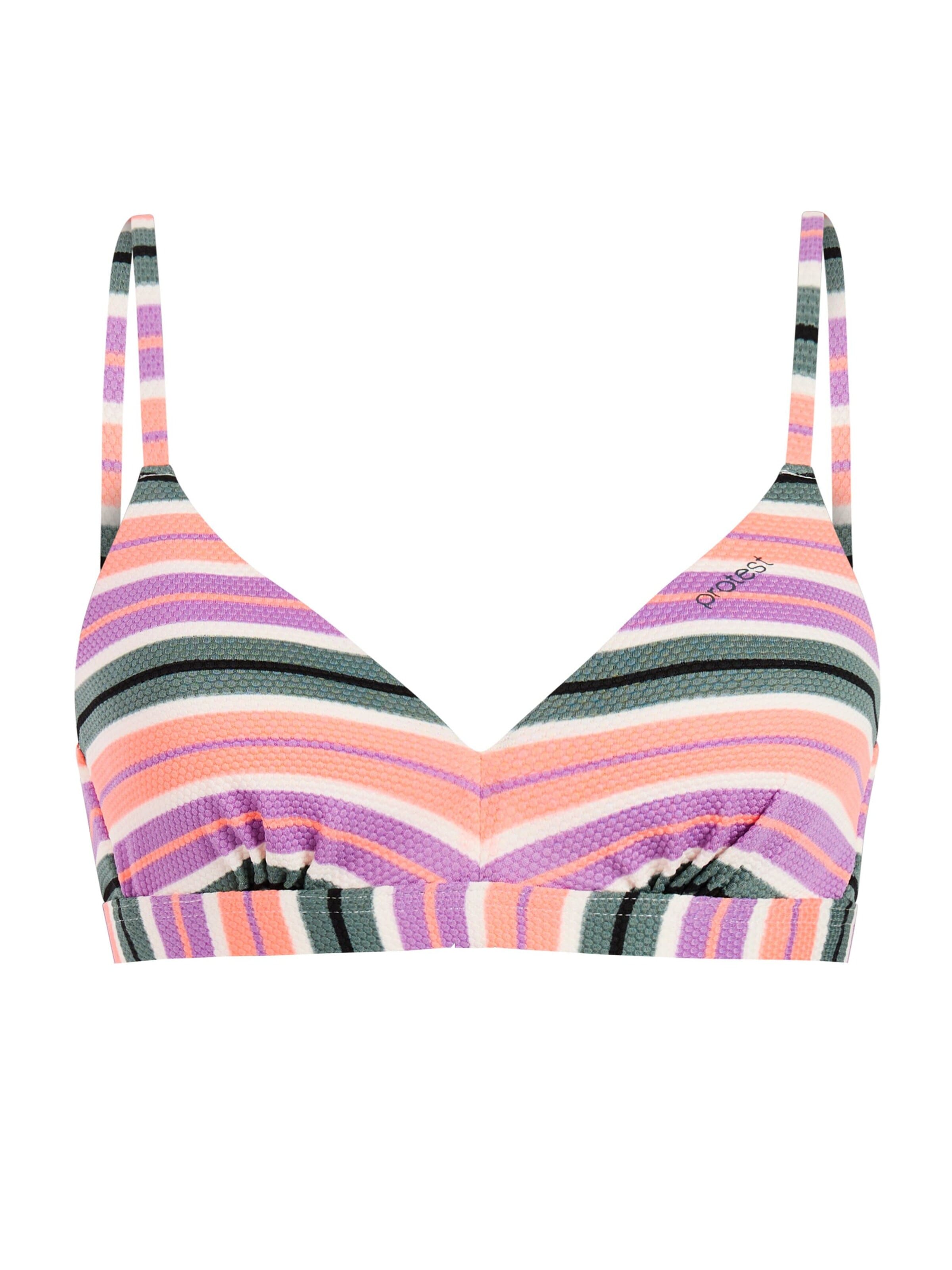 PROTEST Bustier Bikinitop in Lila: voorkant