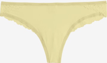String 'Attraction' Calvin Klein Underwear en jaune : devant