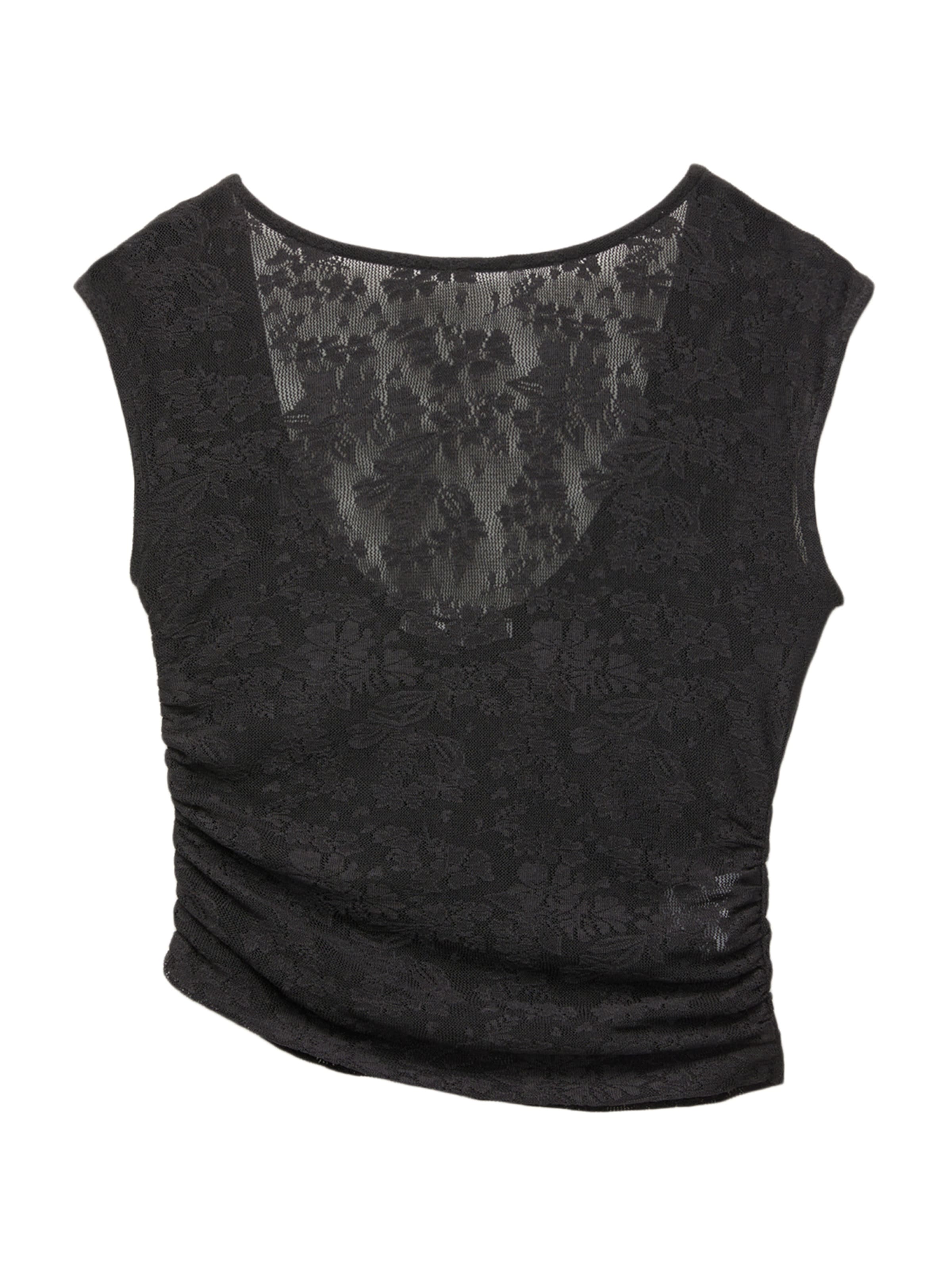 Pull&Bear Koszulka w kolorze czarny: przód