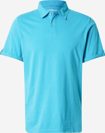 s.Oliver Poloshirt in Blau: Vorderseite