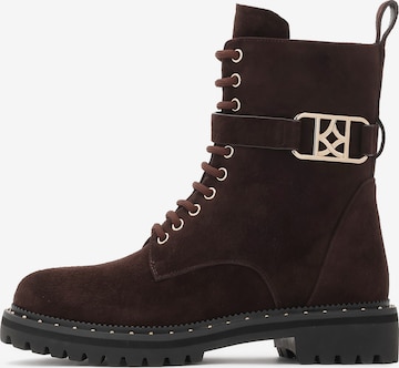 Kazar Nauhasaappaat värissä ruskea: etupuoli