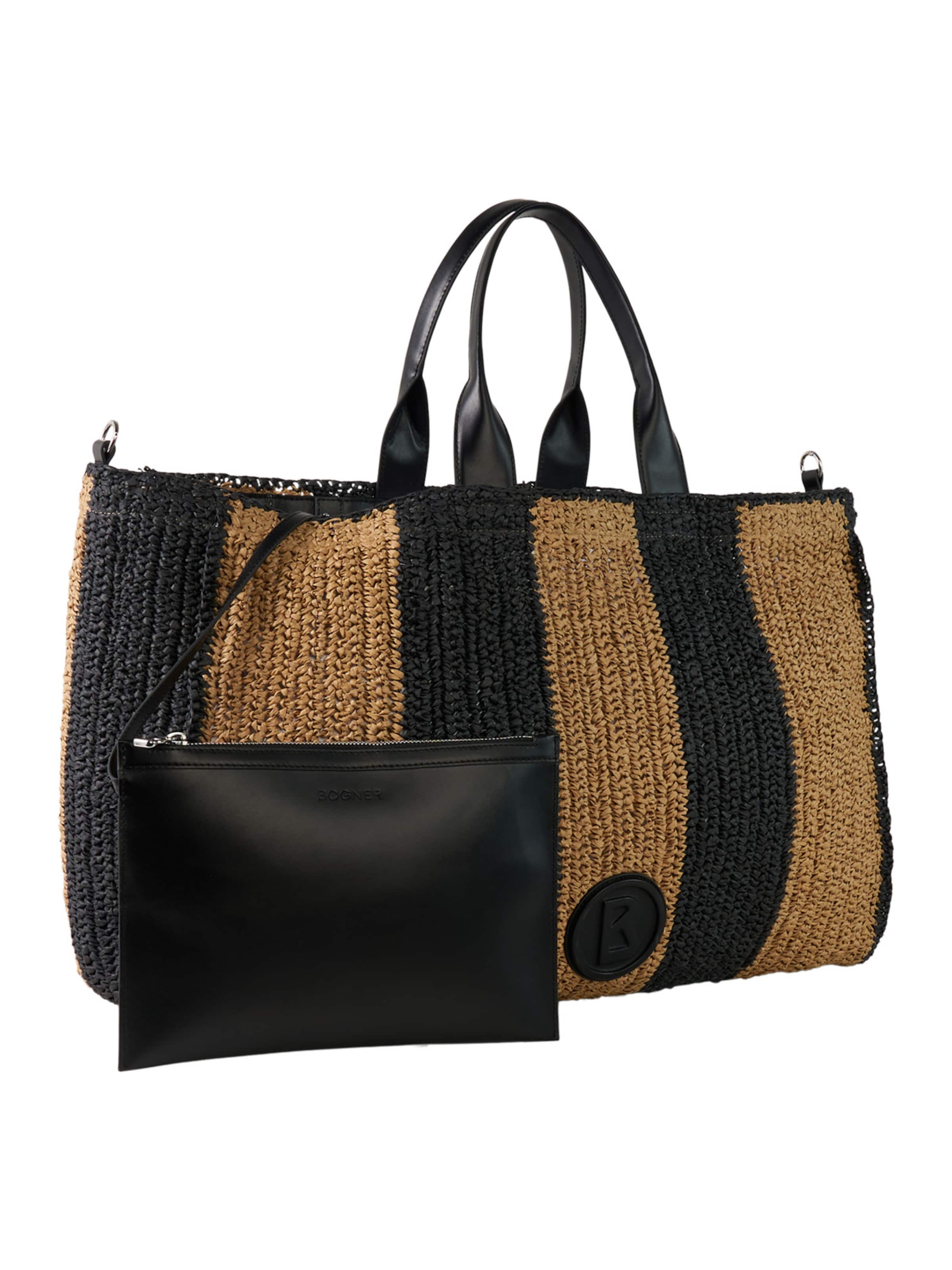 BOGNER Shopper 'Agno Farrah' in Zwart: voorkant