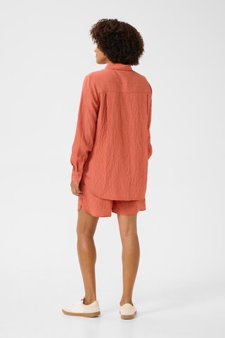 Chemisier 'Celia' Cream en orange