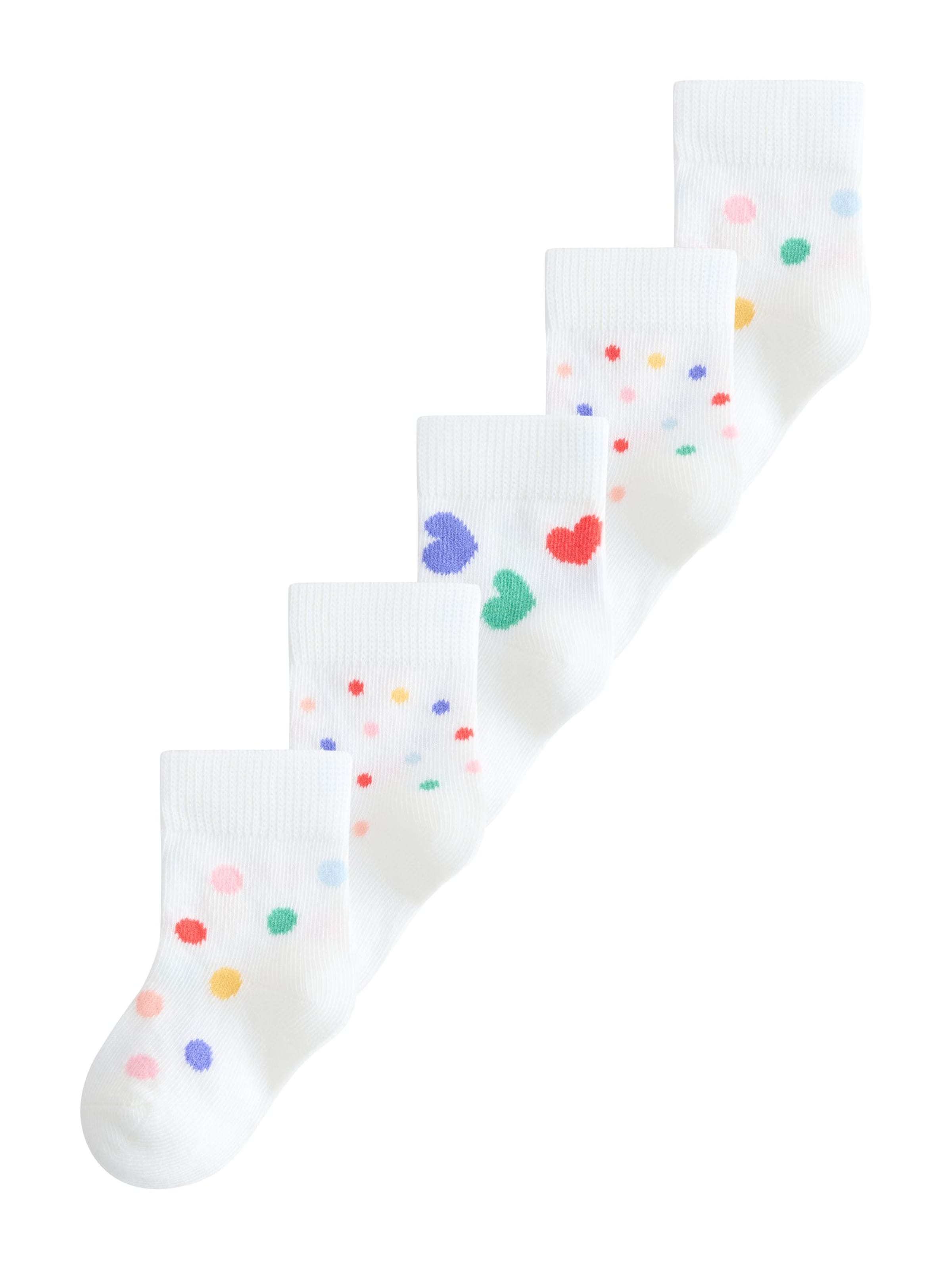 Chaussettes Next en blanc : devant