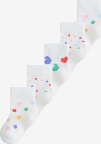 Chaussettes Next en blanc : devant