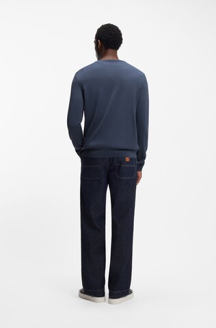 BOSS Pullover 'Leno-P' in Blau