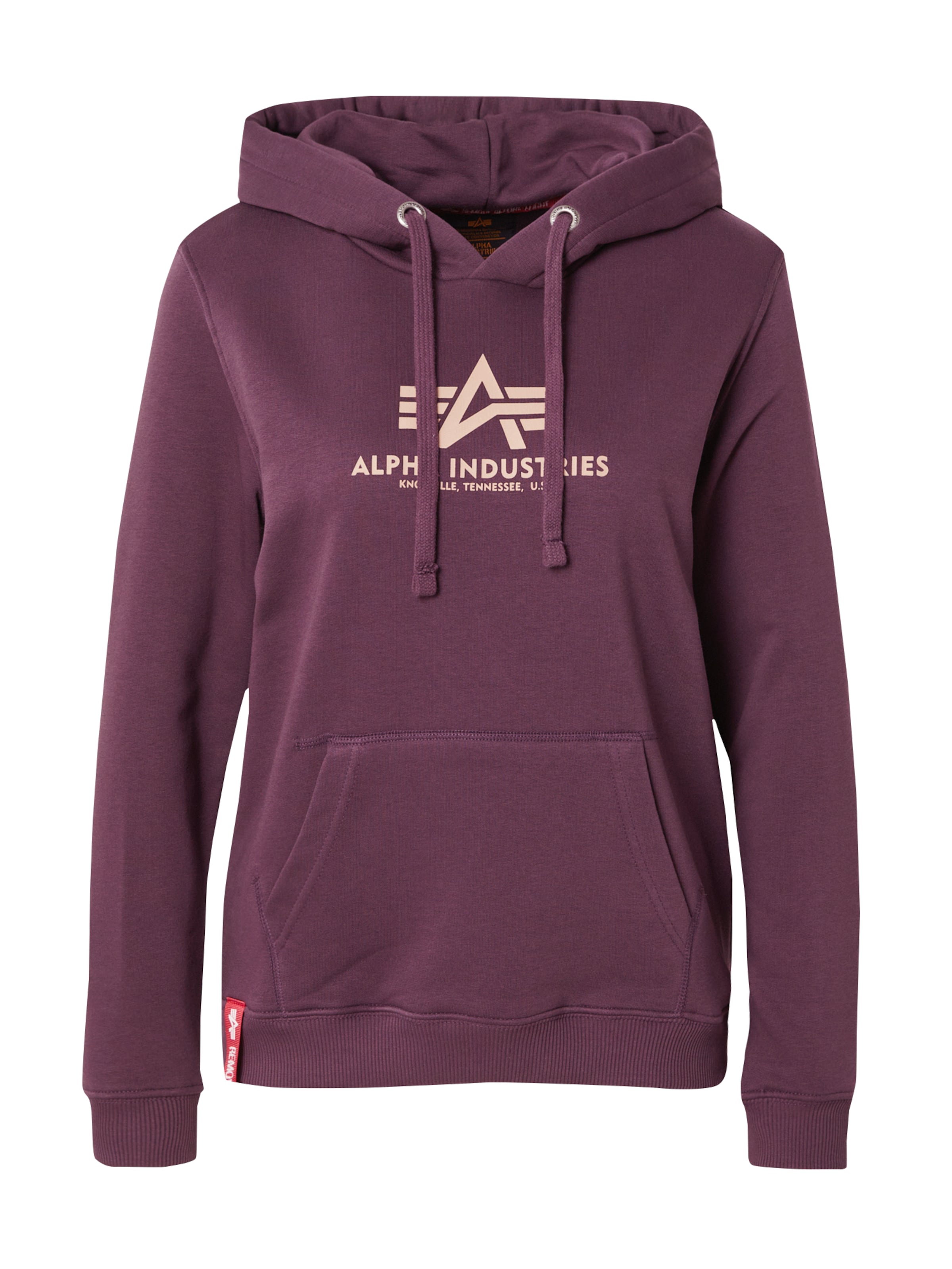 ALPHA INDUSTRIES Mikina - Fialová: predná strana