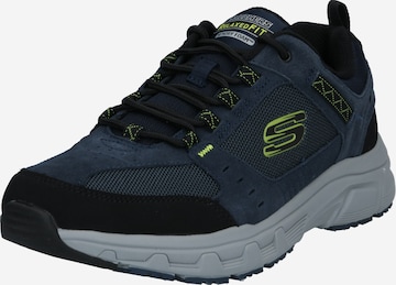 SKECHERS Platform trainers 'Oak Canyon' in Blue: front