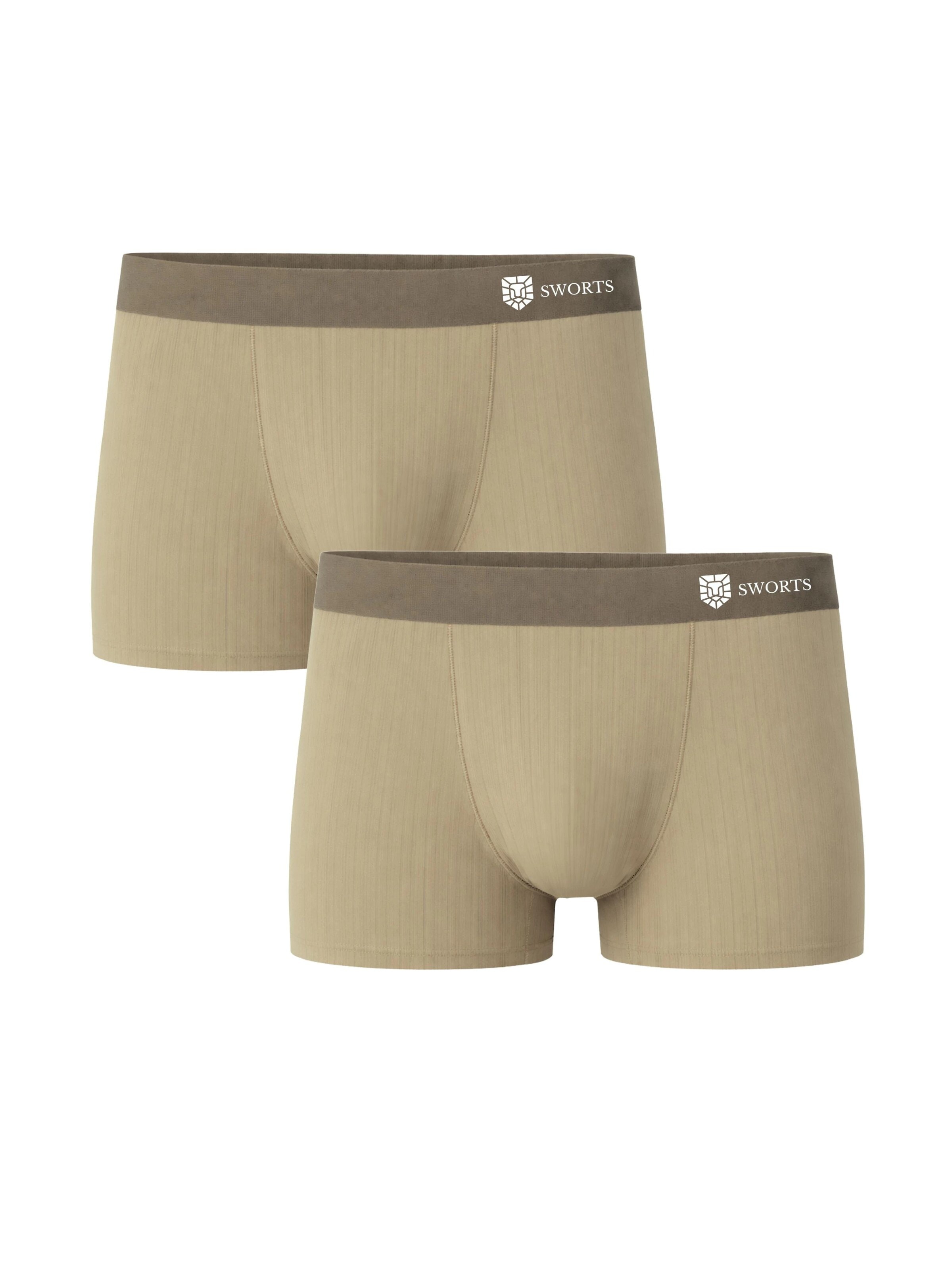 SWORTS Athletic Underwear 'SILK' in Beige: front